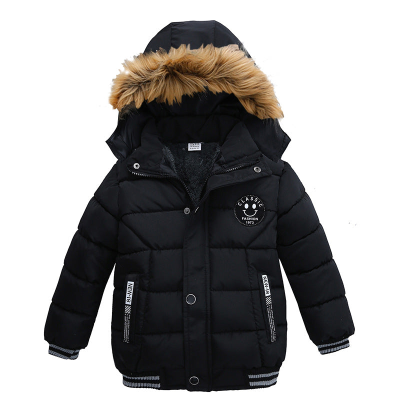 Boys cotton-padded clothes 2023 new cotton-padded jacket M718 foreign trade children's cotton-padded clothes