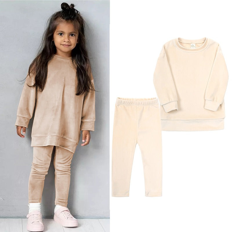 Plush Vibe Velvet Lounge Set