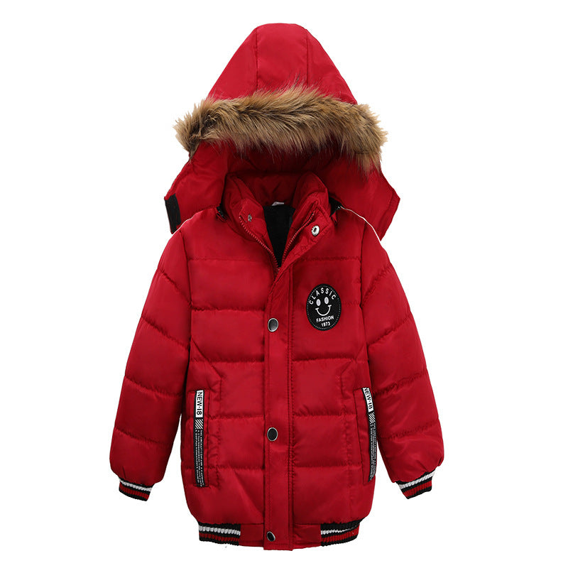 Boys cotton-padded clothes 2023 new cotton-padded jacket M718 foreign trade children's cotton-padded clothes