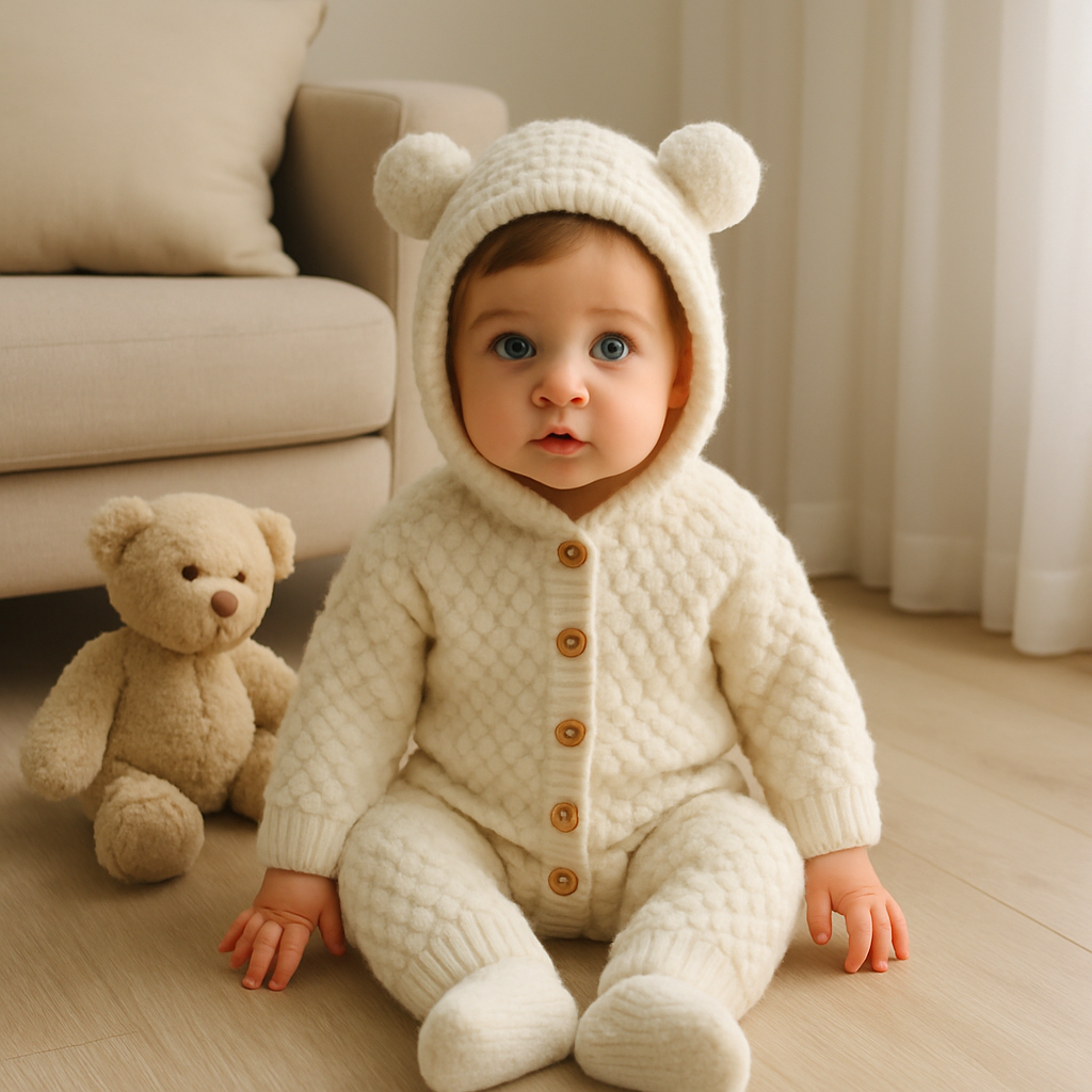 Knit Teddy Jumpsuit