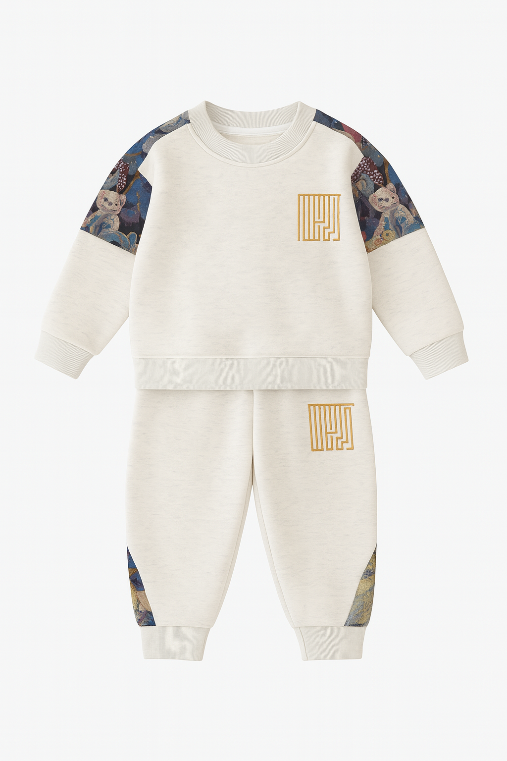 Vibes Fleece-Lined Sweatshirt & Jogger Set
