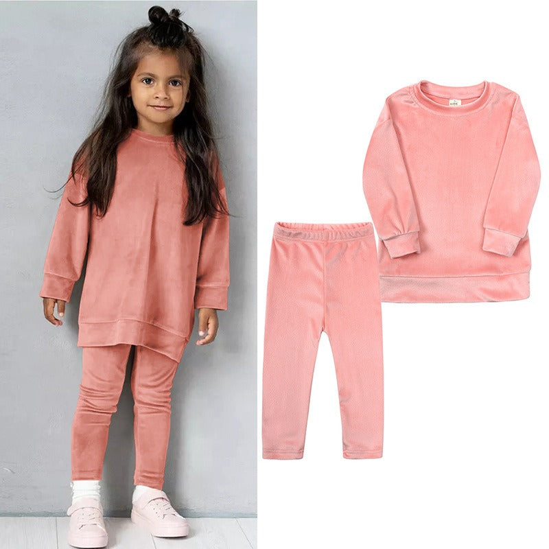 Plush Vibe Velvet Lounge Set