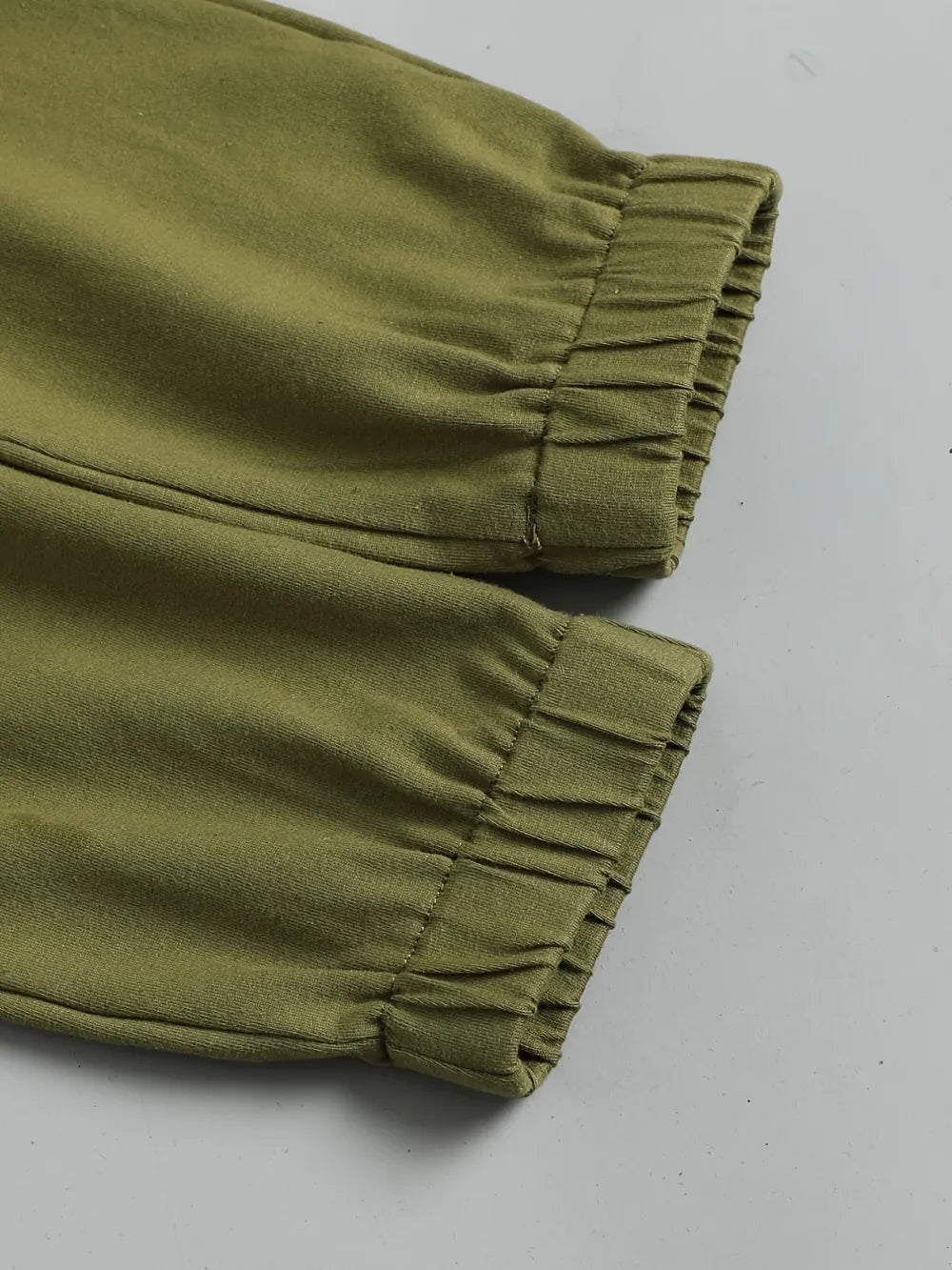 Moss Color Block Jogger Set