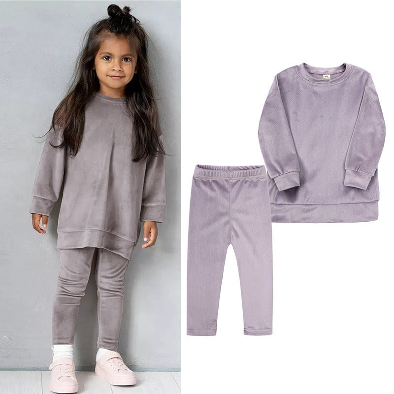 Plush Vibe Velvet Lounge Set