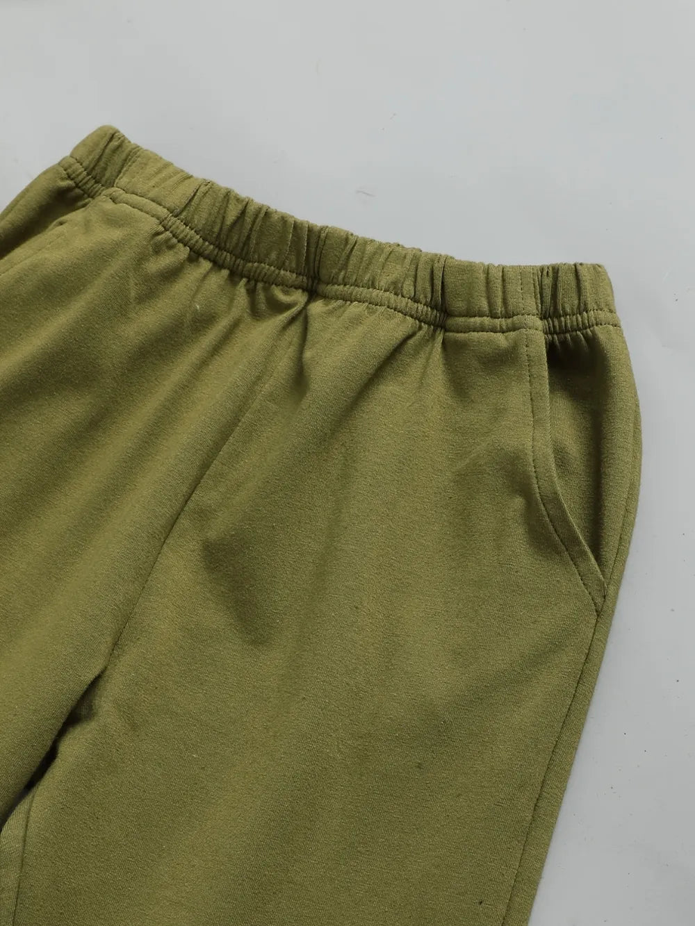 Moss Color Block Jogger Set