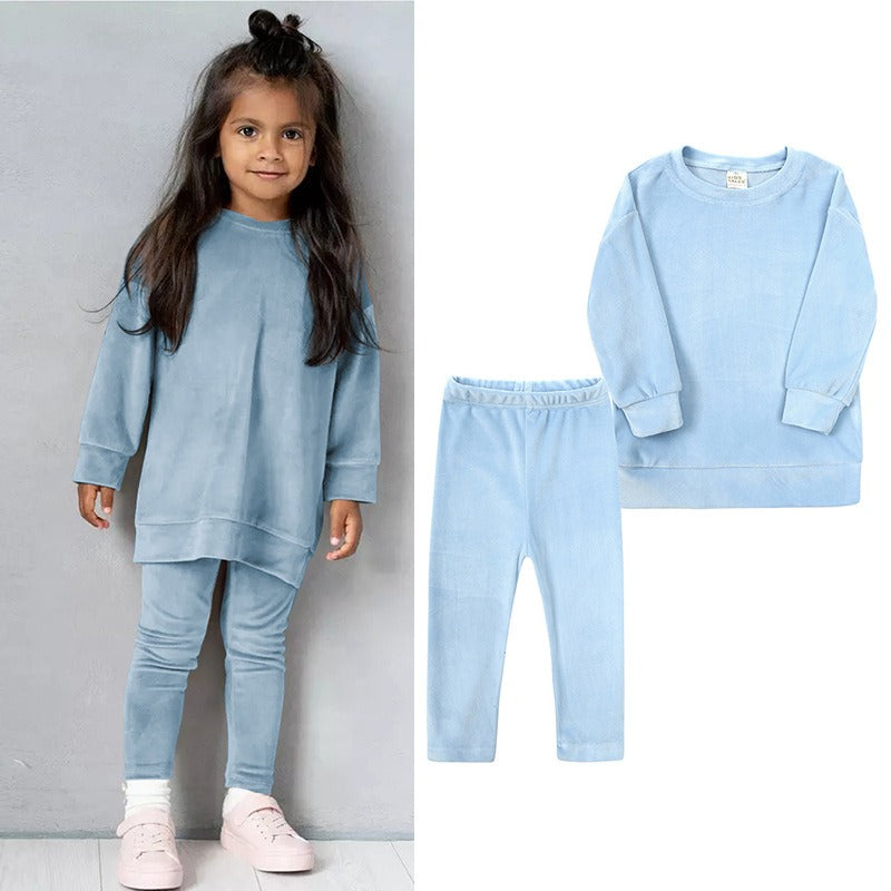 Plush Vibe Velvet Lounge Set