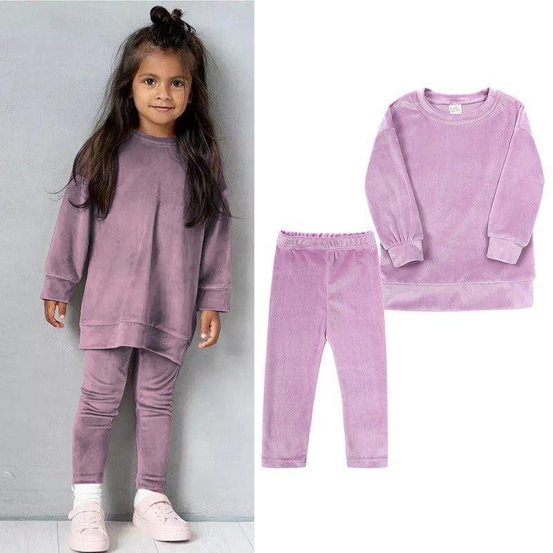 Plush Vibe Velvet Lounge Set