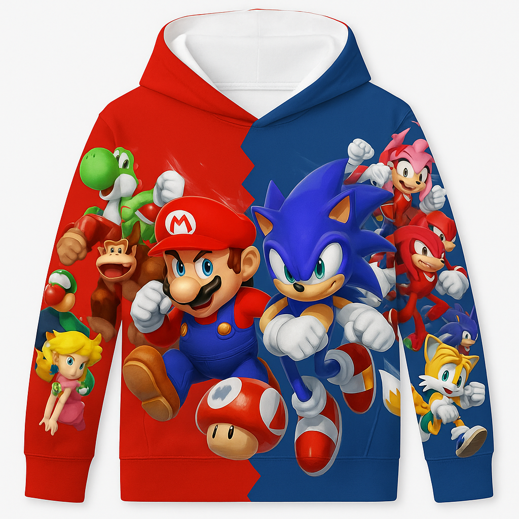 Game On- 3D Hoodie