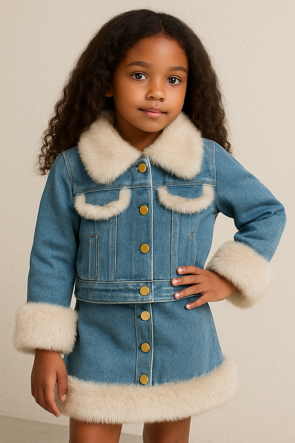 Denim Dream Luxe Set – Mini Major Kids