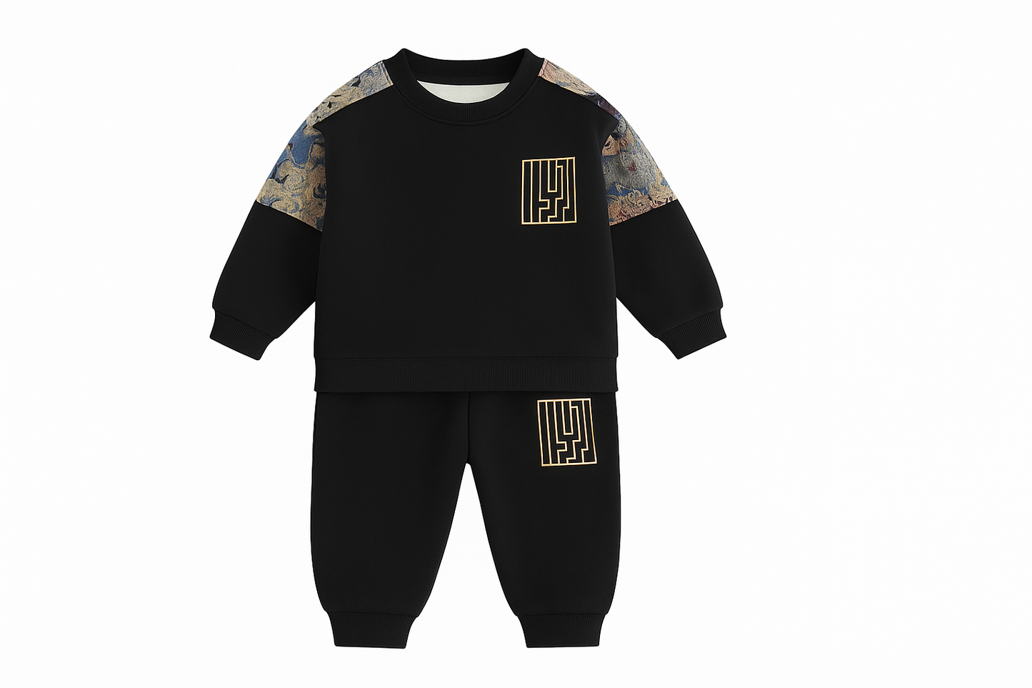 Vibes Fleece-Lined Sweatshirt & Jogger Set