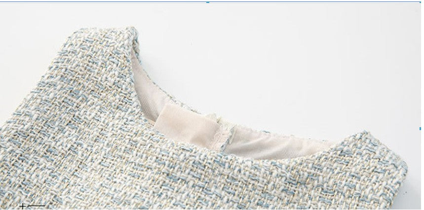 Luxe Tweed & Tulle Dress Set