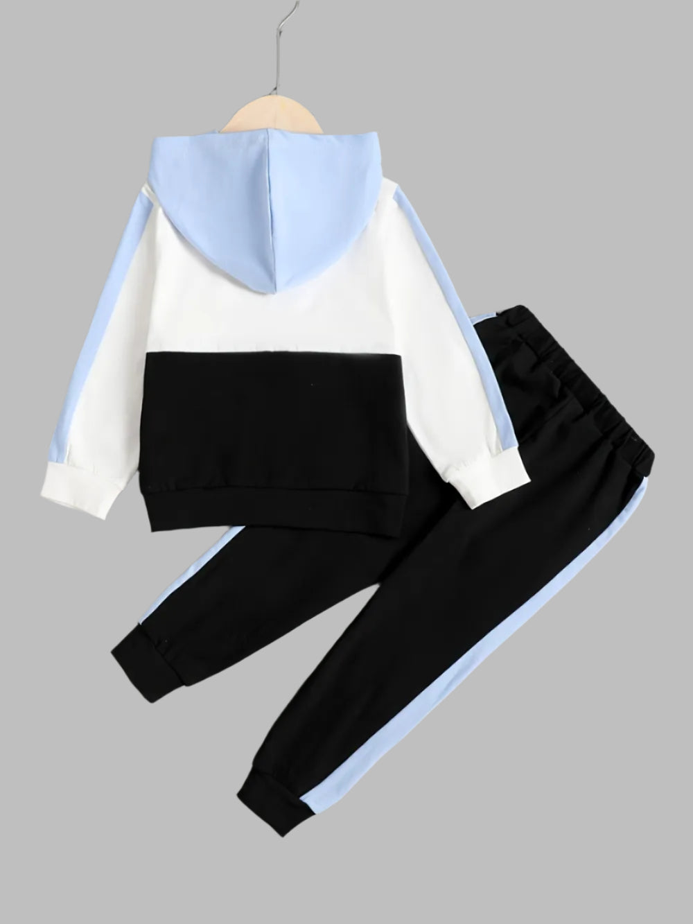 Color Block Hoodie & Jogger Set