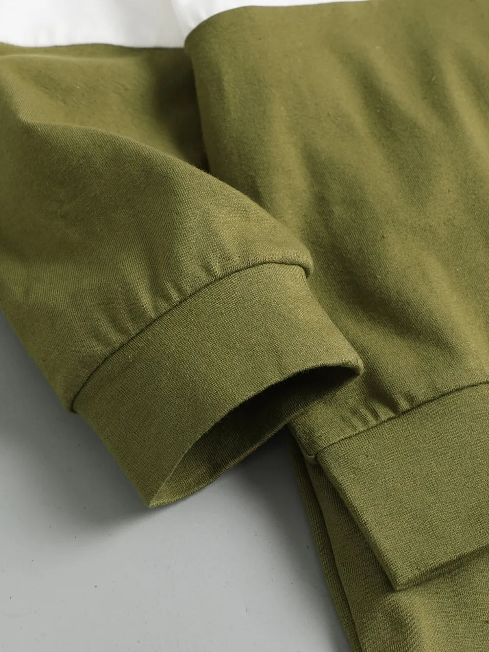 Moss Color Block Jogger Set