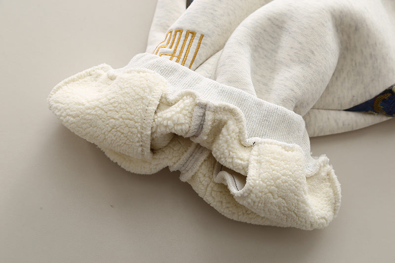 Vibes Fleece-Lined Sweatshirt & Jogger Set