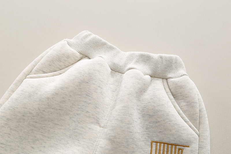 Vibes Fleece-Lined Sweatshirt & Jogger Set