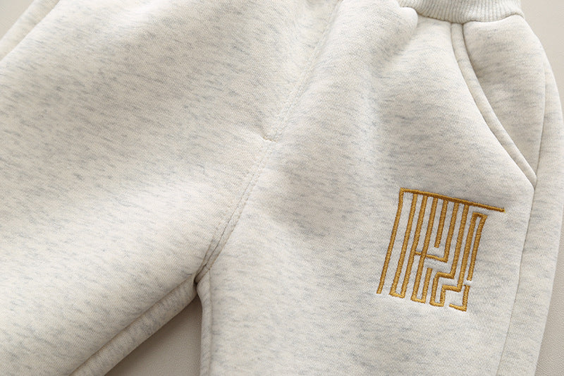 Vibes Fleece-Lined Sweatshirt & Jogger Set