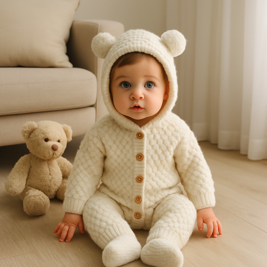 Knit Teddy Jumpsuit