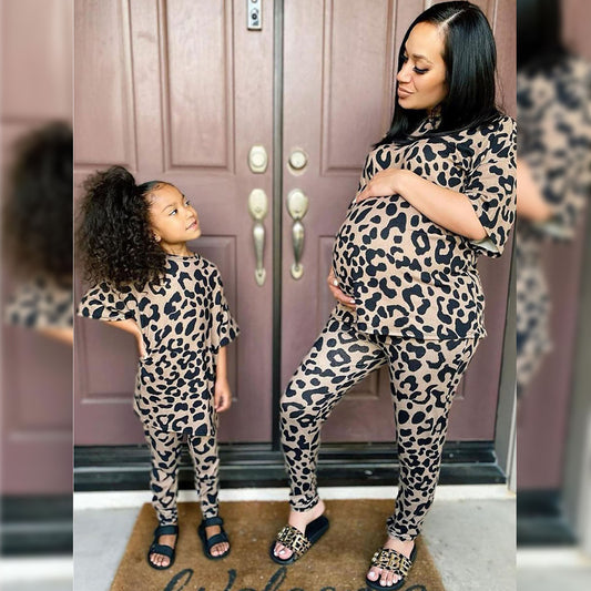 Wild Luxe Leopard Set – Mommy & Me Edition