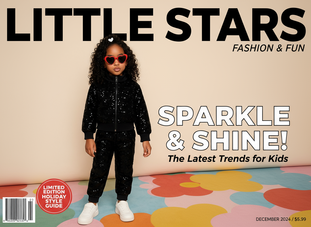 The Sparkly Meg Sequin Jogger Set