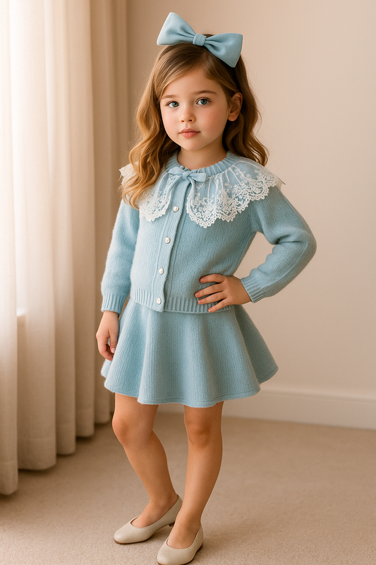 Ice Princess Knit Skirt Set