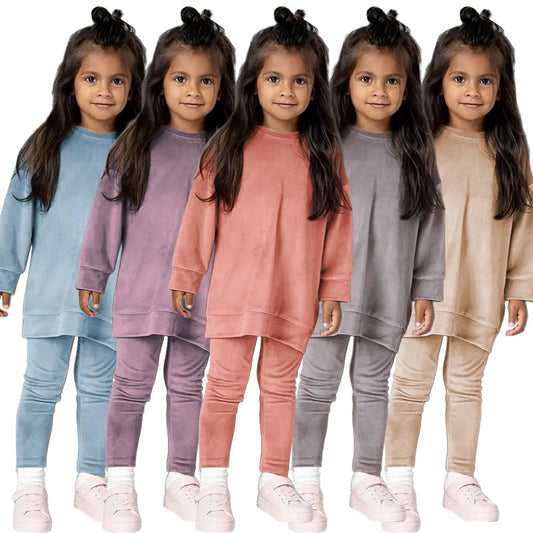 Plush Vibe Velvet Lounge Set
