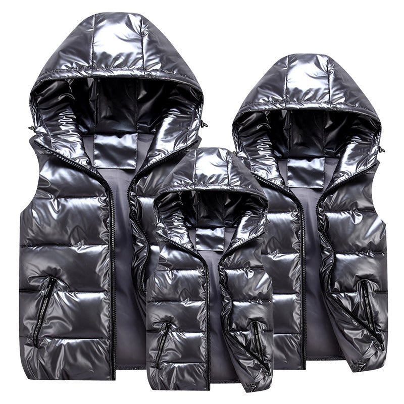 Kids’ Padded Winter Vest with Hood | Mini Major Kids