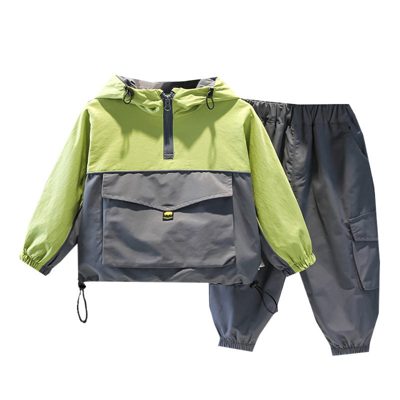 The “City Charge” Windbreaker Set