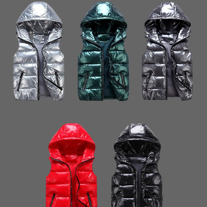 Kids’ Padded Winter Vest with Hood | Mini Major Kids