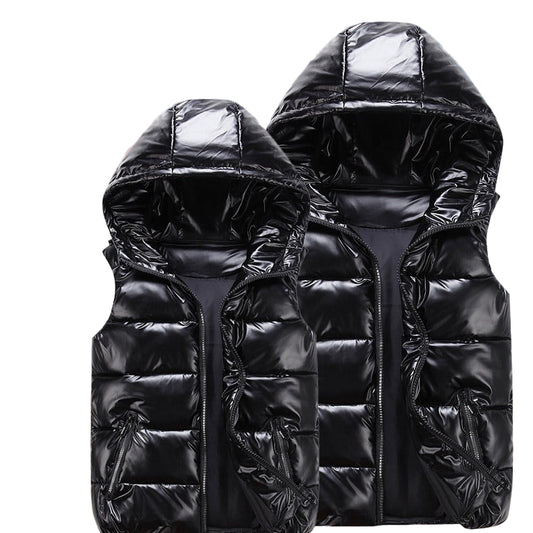 Kids’ Padded Winter Vest with Hood | Mini Major Kids