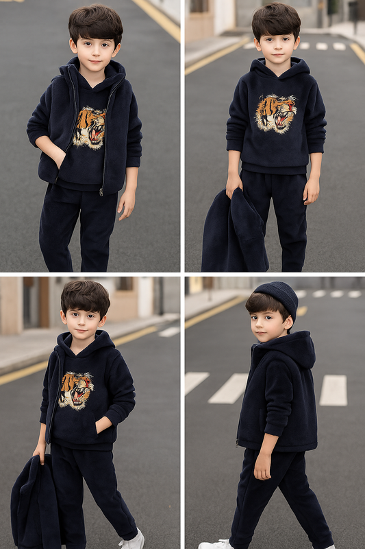 Kids Tiger Hoodie 3-Piece Set